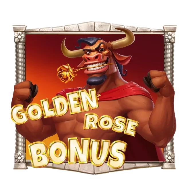 Golden Rose Bonus artwork with Toro on the feature grid